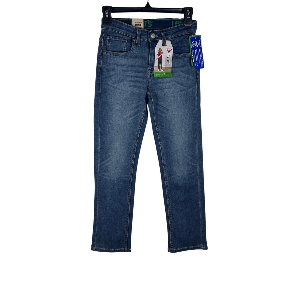 Levi Strauss Co 511 Slim Fit Jeans Boys Size 10 Regular Adjustable Waistband NEW